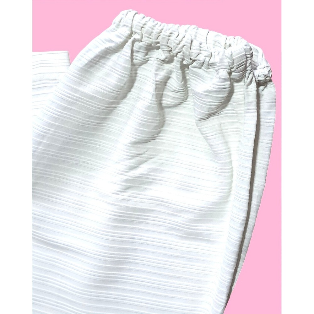 Retro Vintage 70s Geometric Star Tunic Pant Set Womens Small Navy White Mod - Picture 13 of 13